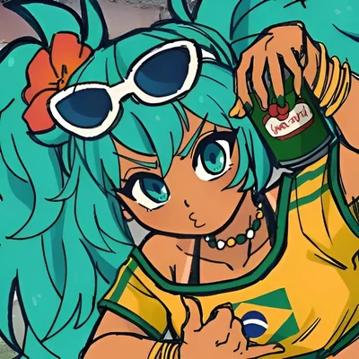 Brazilian Miku By @Yokubō Tamura